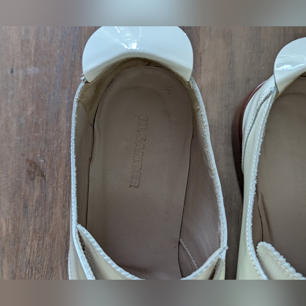 Jil Sander Patent Leather Oxfords - Picture 9 of 11